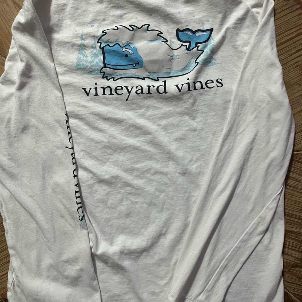 Vineyard Vines Classic White Long Sleeve Tee - Picture 2 of 3
